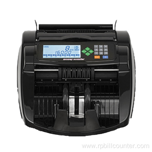 Bill Counter Double Color Sensors Currency Counting Machine